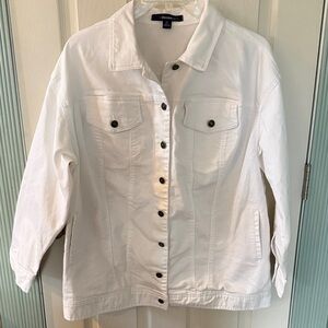 Denim 24/7 Crisp White Denim Jacket